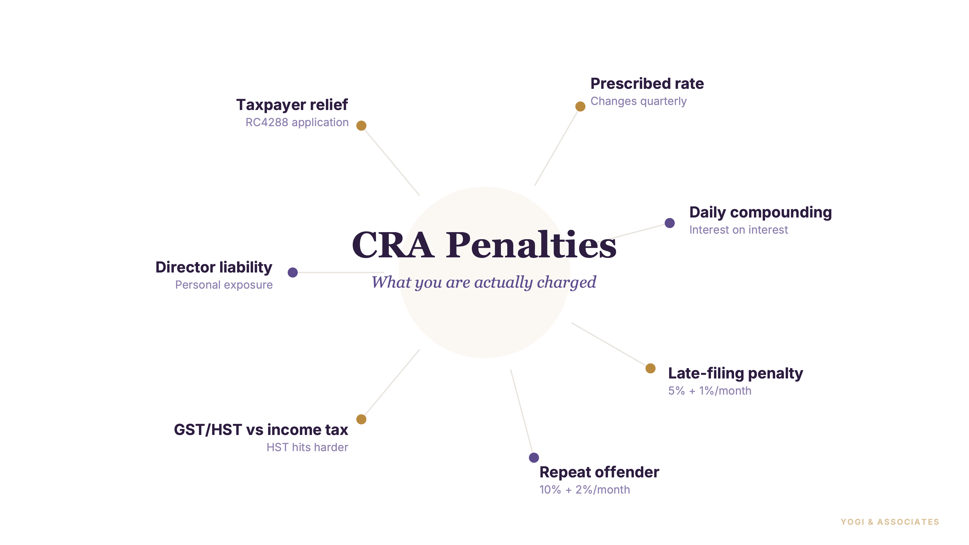 Business owner reviewing a CRA notice letter with instalment spreadsheet on laptop