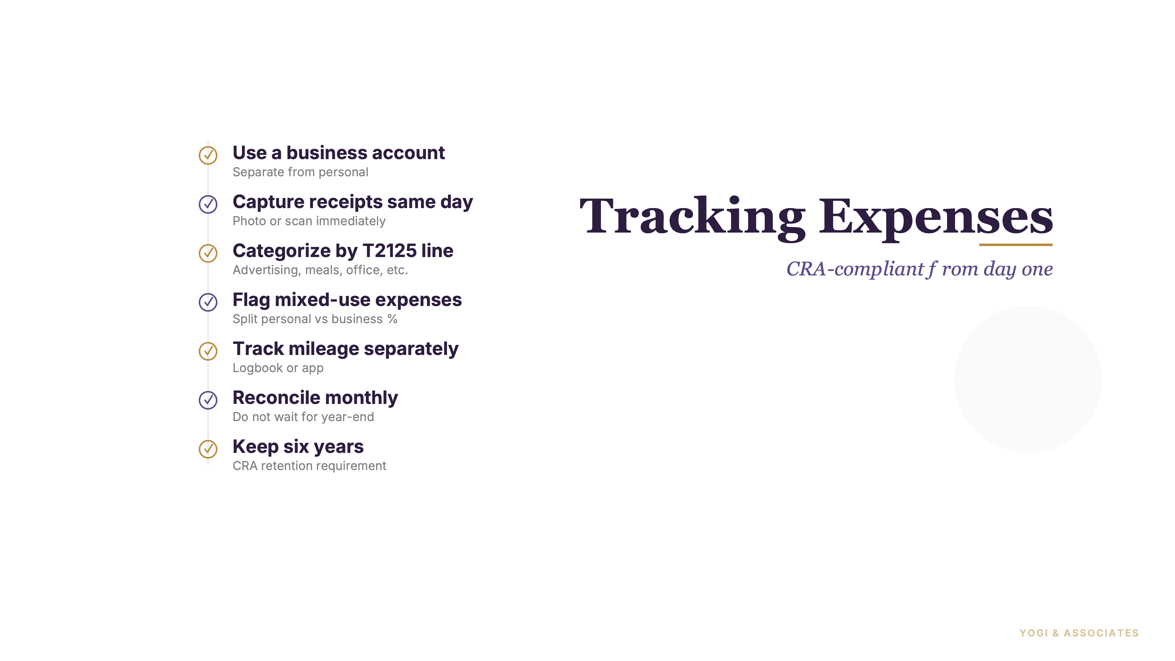 How to Track Business Expenses for CRA Compliance